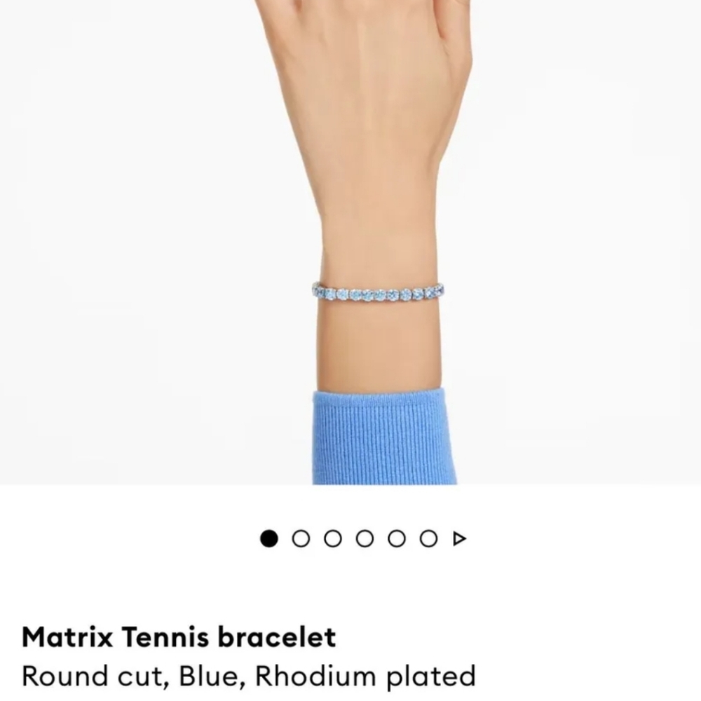Swarovski matrix tennis bracelet